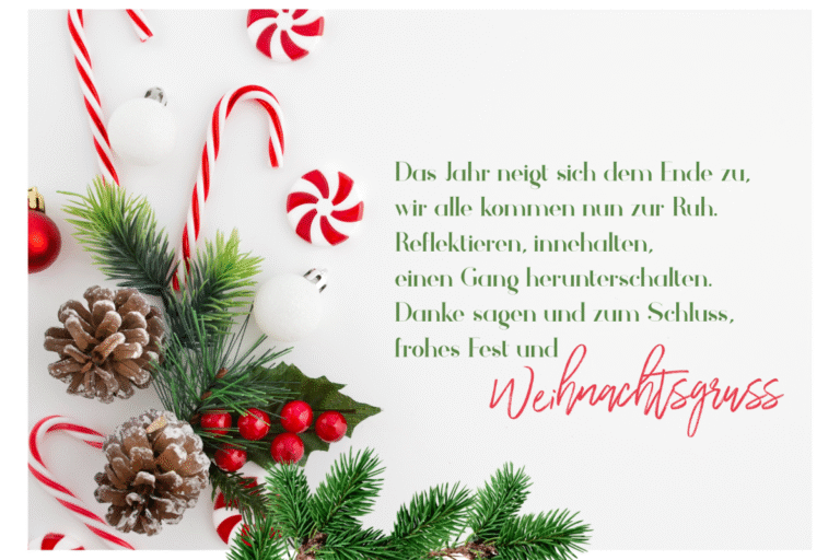 Geschäftliche Weihnachtsgrüße