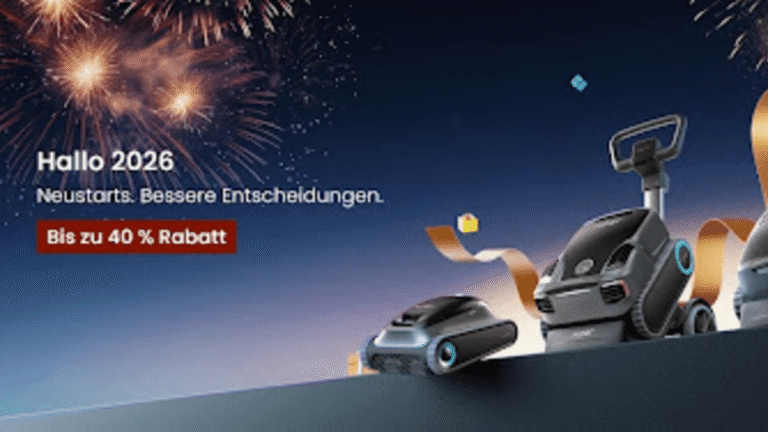 Roboter für Poolreinigung