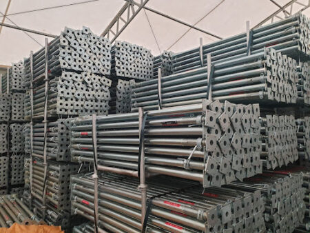 Einsatz von Baustützen