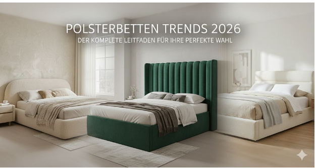Polsterbetten Trends 2026 – der komplette Leitfaden für Ihre perfekte Wahl Polsterbetten Trends